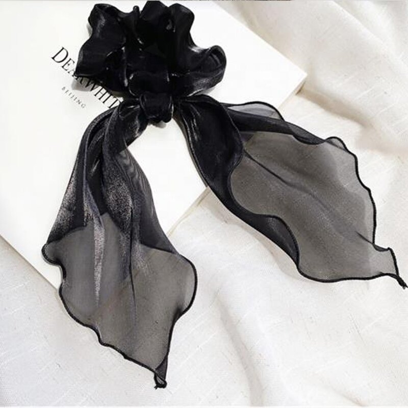 Hair Scrunchies Manufacturer - OEM Custom Bow Knot & Satin Fabric