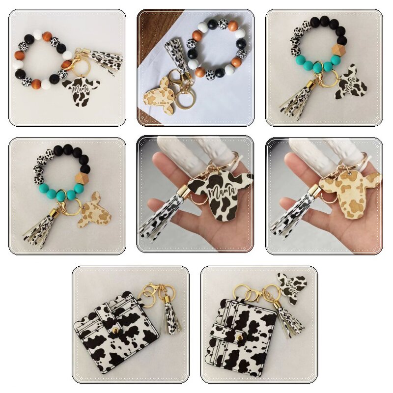 Key Chain Manufacturer - OEM Custom Silicone Beads & Cow Charm