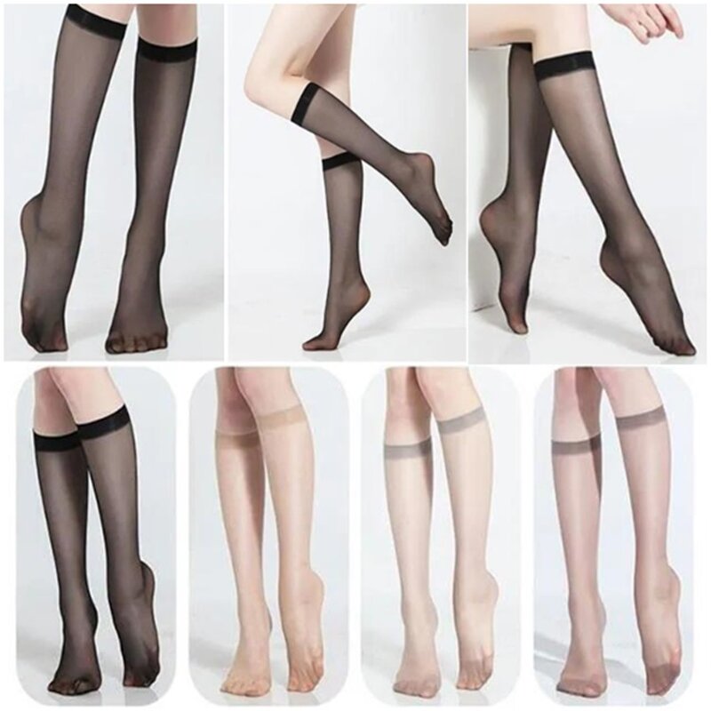 Knee Socks Manufacturer - OEM Custom Transparent Nylon & Summer