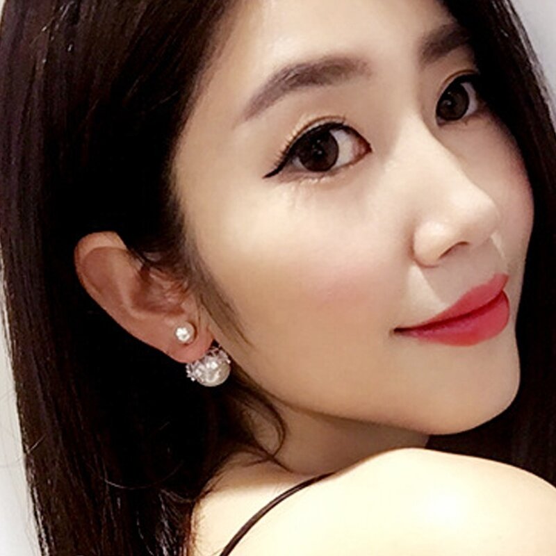 Pearl Earrings Manufacturer - OEM Custom 925 Silver & Double Pearl