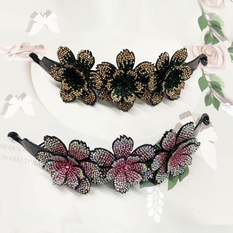 Banana Clip Manufacturer - OEM Custom Lifelike Flower & Twist Design