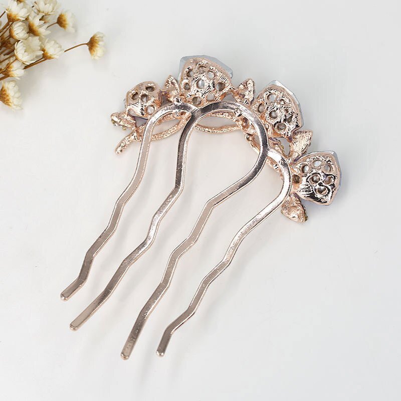 Hair Comb Manufacturer - Custom Women Bun Hairpin & Stone Jewelry