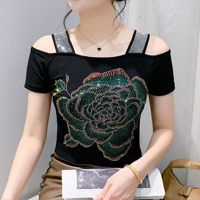 Off Shoulder T-shirt Manufacturer - OEM Custom Design & Ice Silk