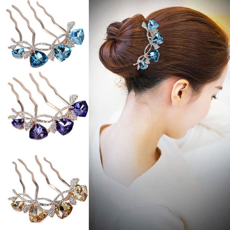 Hair Comb Manufacturer - Custom Women Bun Hairpin & Stone Jewelry