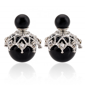 Pearl Earrings Manufacturer - OEM Custom 925 Silver & Double Pearl