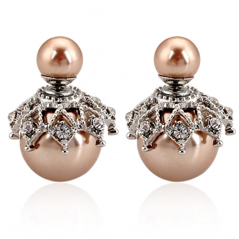 Pearl Earrings Manufacturer - OEM Custom 925 Silver & Double Pearl