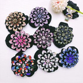 Hair Scrunchy Manufacturer - OEM Custom Velvet & Acrylic Flower Band