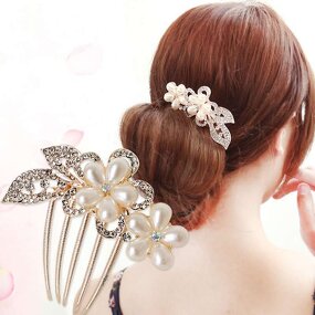 Hair Clip Factory - Bulk Custom Rhinestone & Pearl Hairpin