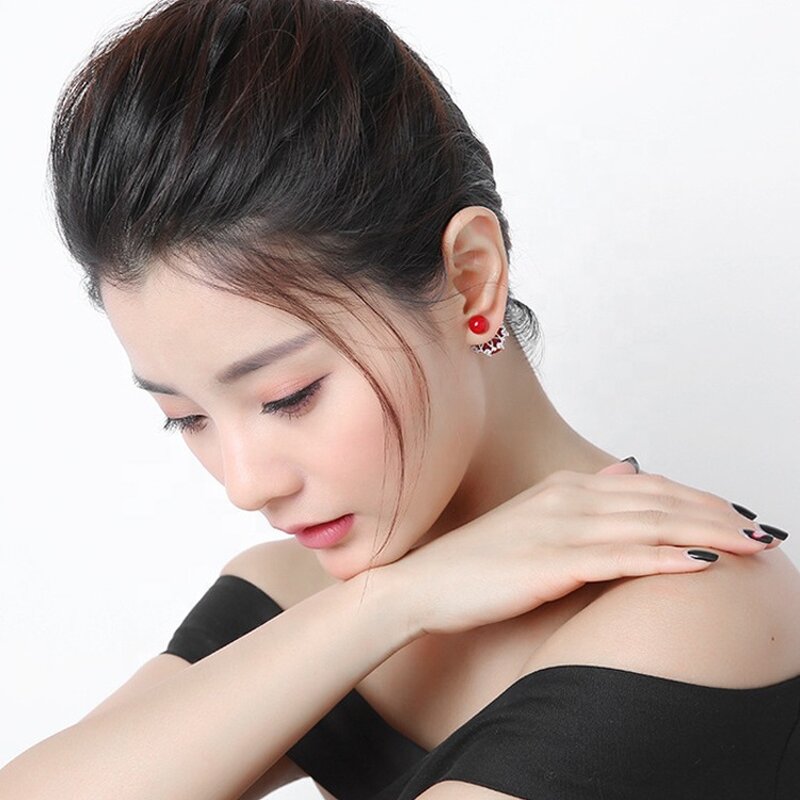 Pearl Earrings Manufacturer - OEM Custom 925 Silver & Double Pearl