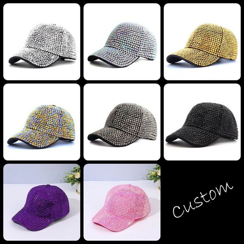 Baseball Cap Manufacturer - OEM Custom Full Rhinestone & Snapback
