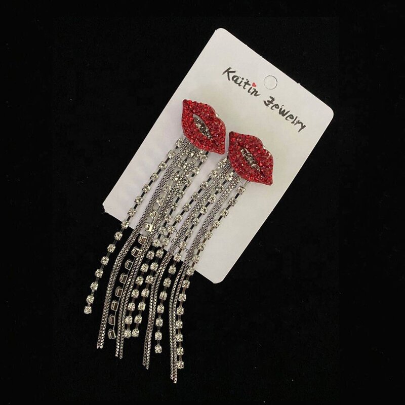 Drop Earrings Factory - OEM Custom Detachable Rhinestone & Tassel