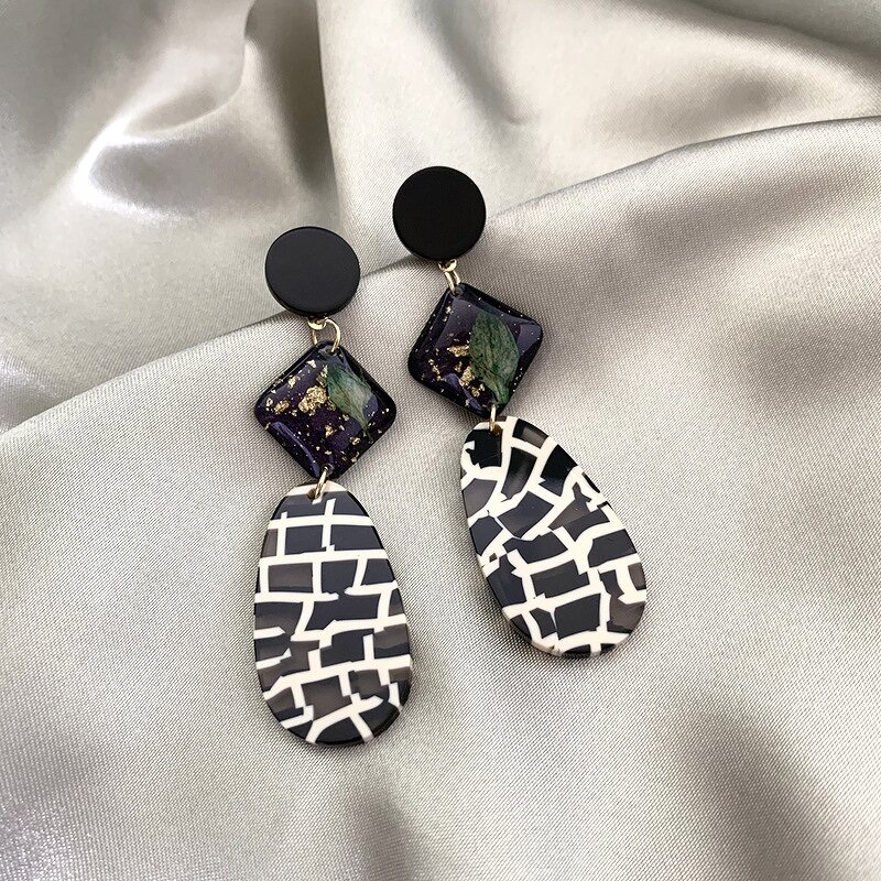 Drop Earrings Manufacturer - OEM Custom S925 & Geometric Retro Style