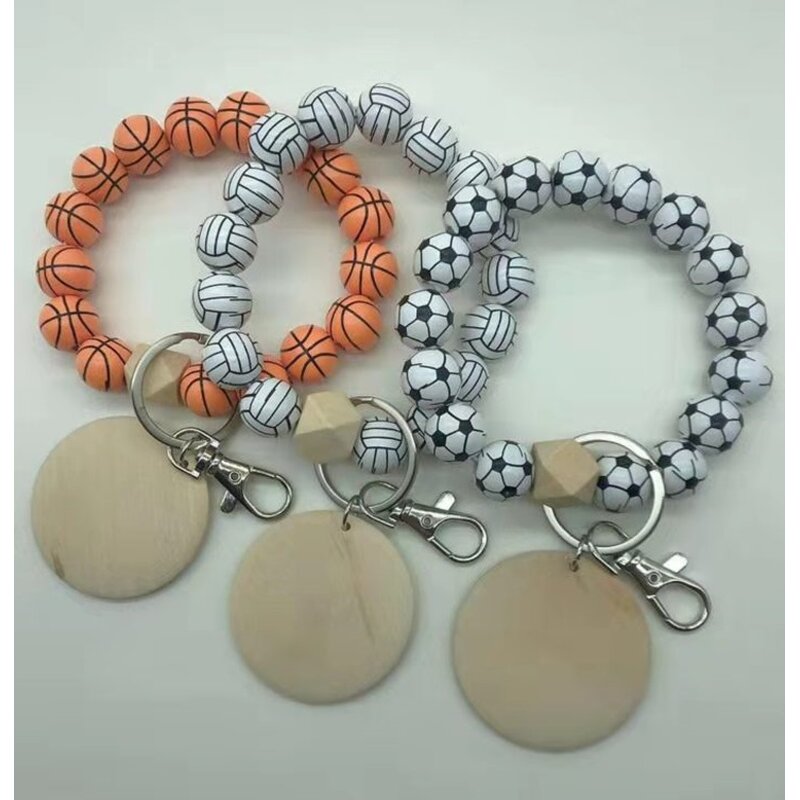 Sport Bracelet Manufacturer - OEM Custom Wooden Beads & Key Chain