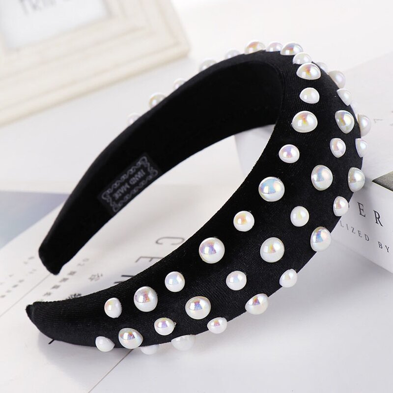 Hairband Factory - OEM Custom Pearl & Velvet Head Band