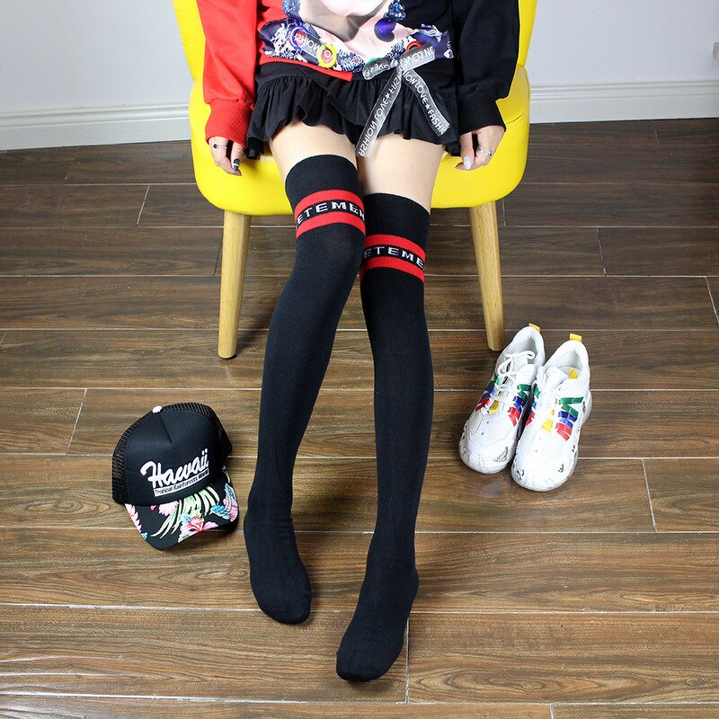 Over Knee Socks Factory - OEM Custom Striped & Spring Autumn