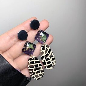 Drop Earrings Manufacturer - OEM Custom S925 & Geometric Retro Style