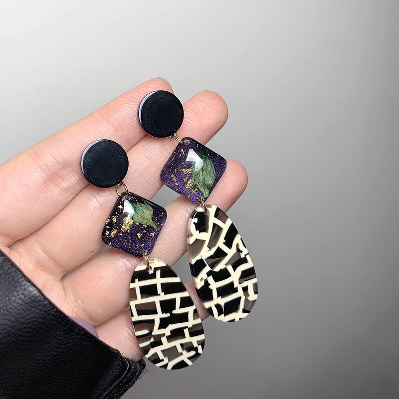 Drop Earrings Manufacturer - OEM Custom S925 & Geometric Retro Style