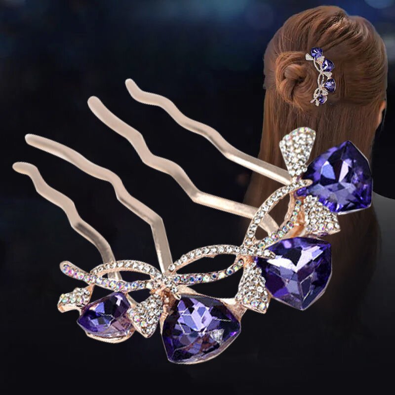 Hair Comb Manufacturer - Custom Women Bun Hairpin & Stone Jewelry