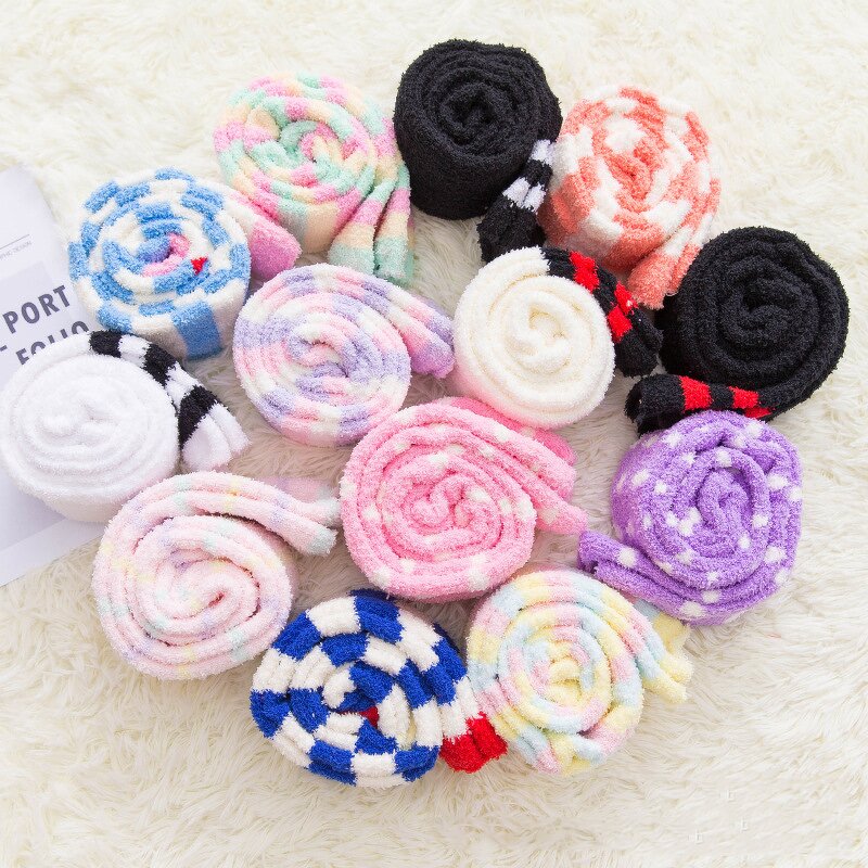 Knee-length Socks Factory - OEM Custom Tube Extended Stripe & Fleece