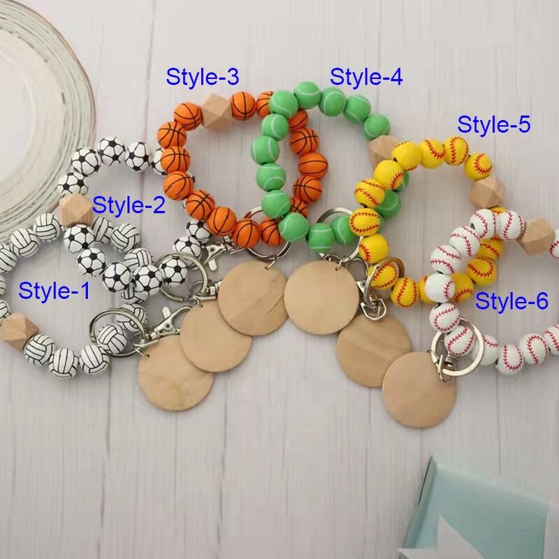 Sport Bracelet Manufacturer - OEM Custom Wooden Beads & Key Chain