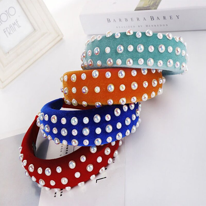 Hairband Factory - OEM Custom Pearl & Velvet Head Band