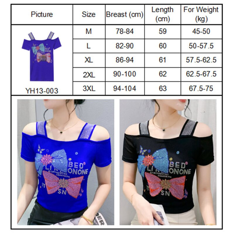 Rhinestone T-shirt Manufacturer - OEM Custom Color & Pattern