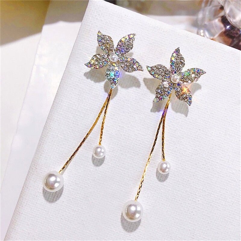 Stud Earrings Manufacturer - OEM Custom S925 & Crystal Tassel