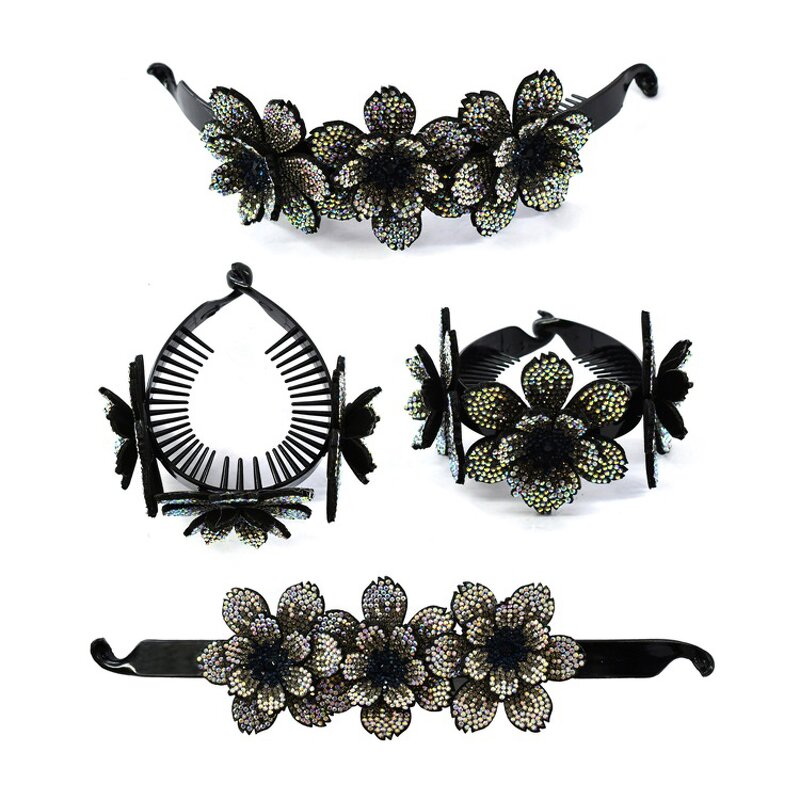 Banana Clip Manufacturer - OEM Custom Lifelike Flower & Twist Design