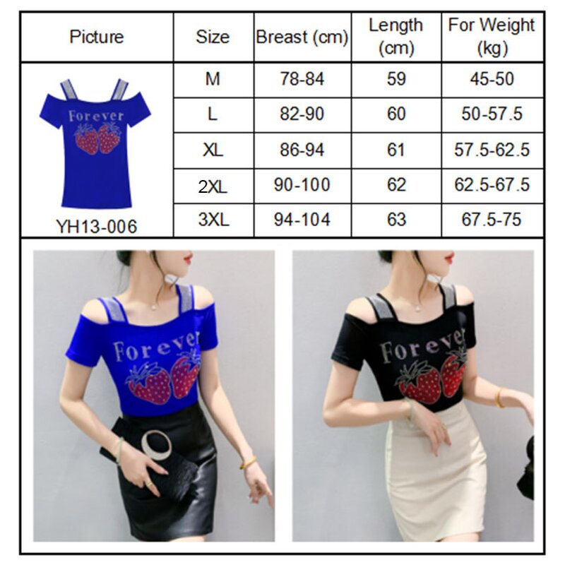 Off Shoulder T-shirt Factory - OEM Custom Fruit Pattern & Ice Silk