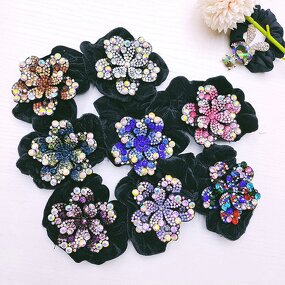 Hairband Factory - OEM Custom Velvet & 3D Flower Design