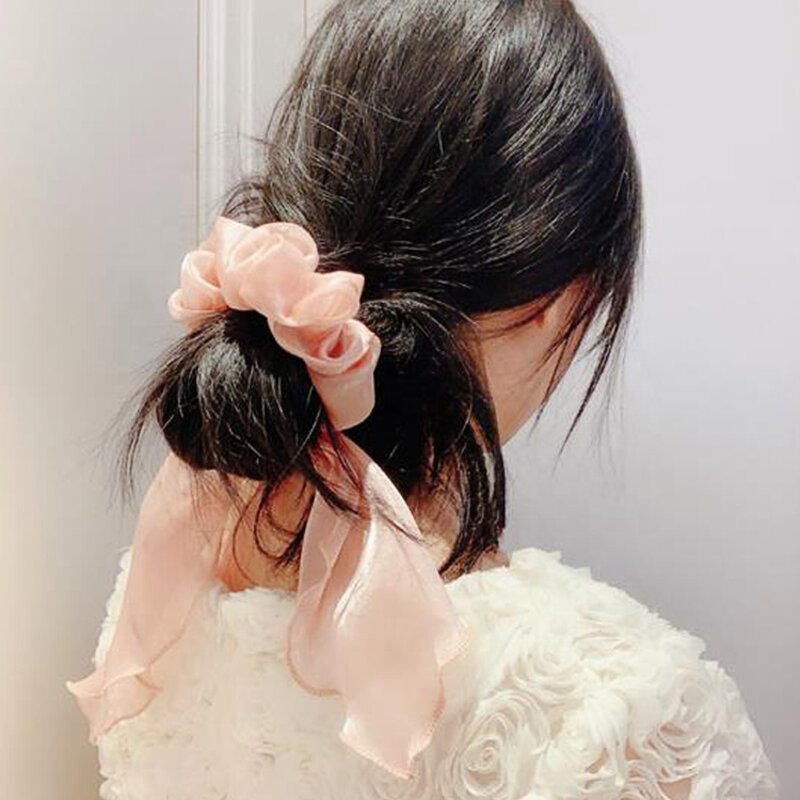 Hair Scrunchies Manufacturer - OEM Custom Bow Knot & Satin Fabric