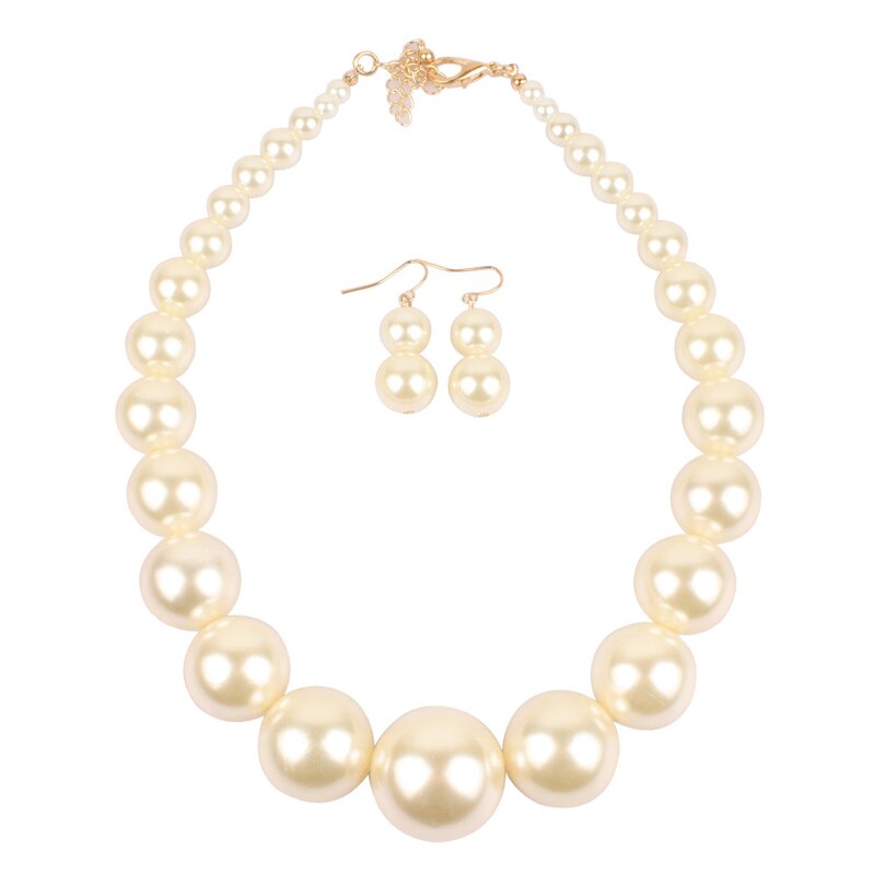 Jewelry Set Factory - Bulk Custom Choker & Big Pearl Necklace