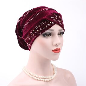 Turban Manufacturer - OEM Custom Velvet & Pleated Hijab