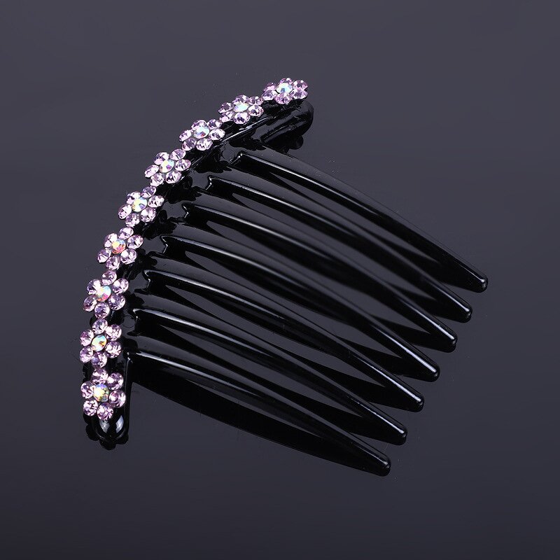 Hairpin Manufacturer - OEM Custom Rhinestone & Seven-tooth Comb