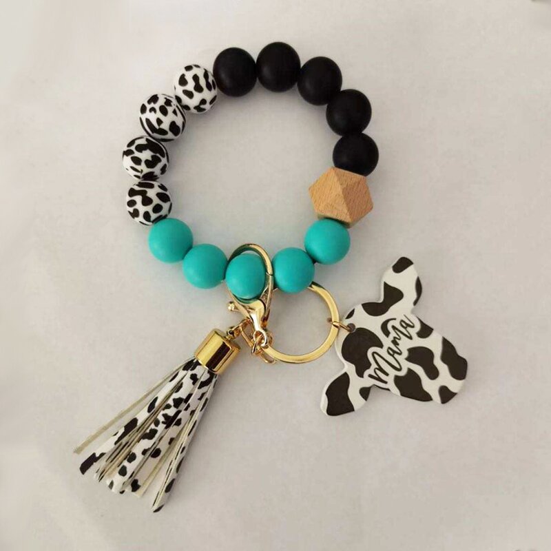 Key Chain Manufacturer - OEM Custom Silicone Beads & Cow Charm