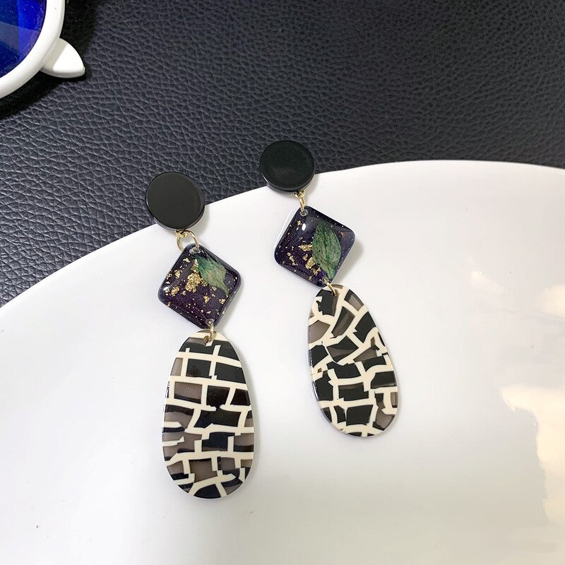 Drop Earrings Manufacturer - OEM Custom S925 & Geometric Retro Style