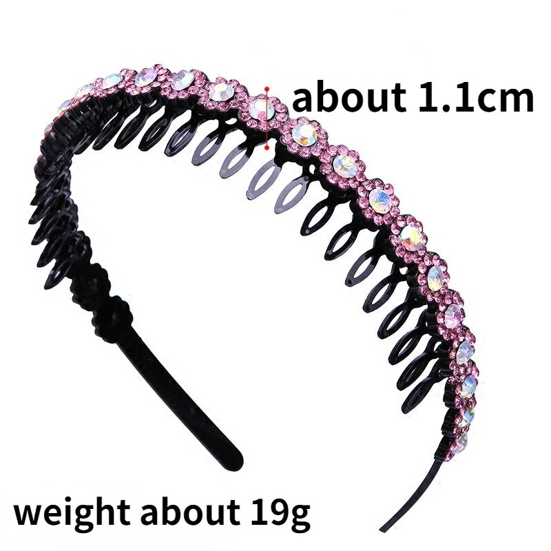 Headband Manufacturer - OEM Custom Rhinestone Flower & Water Ripple