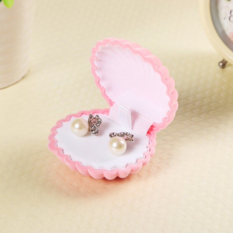 Jewelry Box Factory - OEM Custom Shell Shape & Velvet Display Box