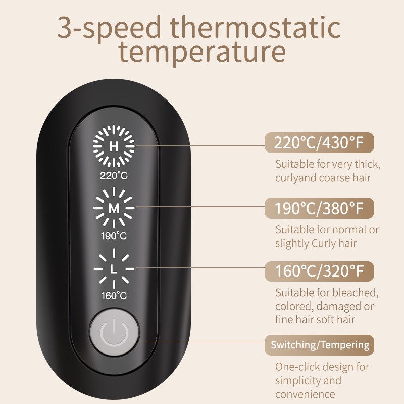 Hair Straightener Manufacturer - OEM Wireless 2 in 1 Comb
