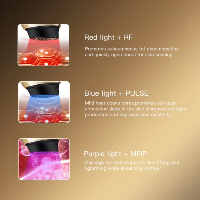 RF Facial Device Manufacturer - OEM 3 Color LED Lifting