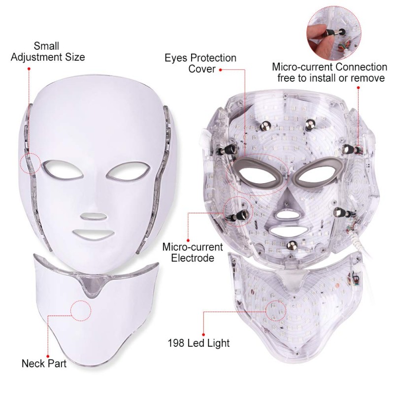 LED Facial Mask Manufacturer - OEM 7 Color Therapy Mask