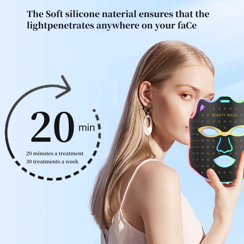 Silicone LED Mask Factory - OEM Photon Light Therapy Mask