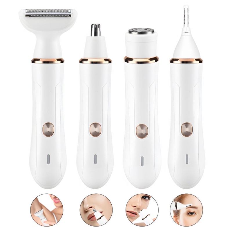 Hair Removal Epilator Manufacturer - OEM 4 in 1 USB Razor