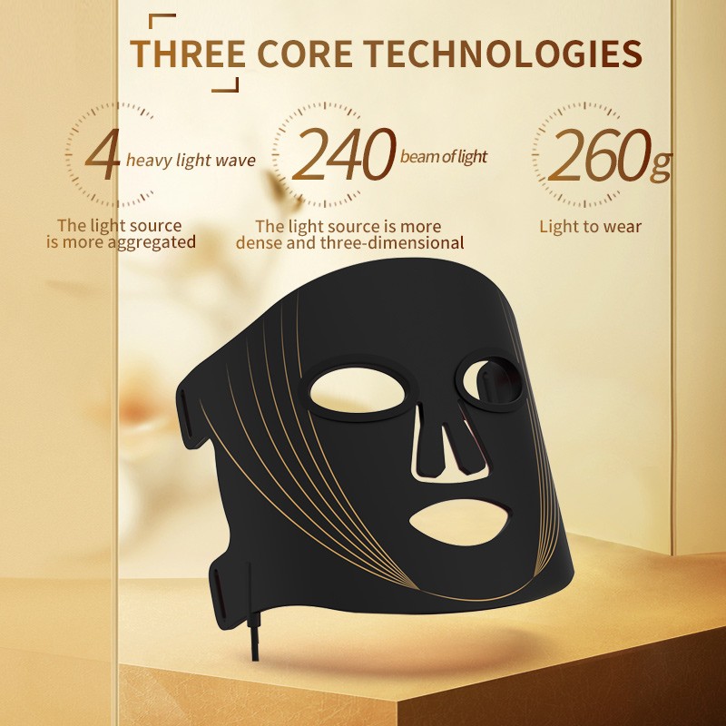 LED Face Mask Manufacturer - OEM 3 Color Red Light Therapy