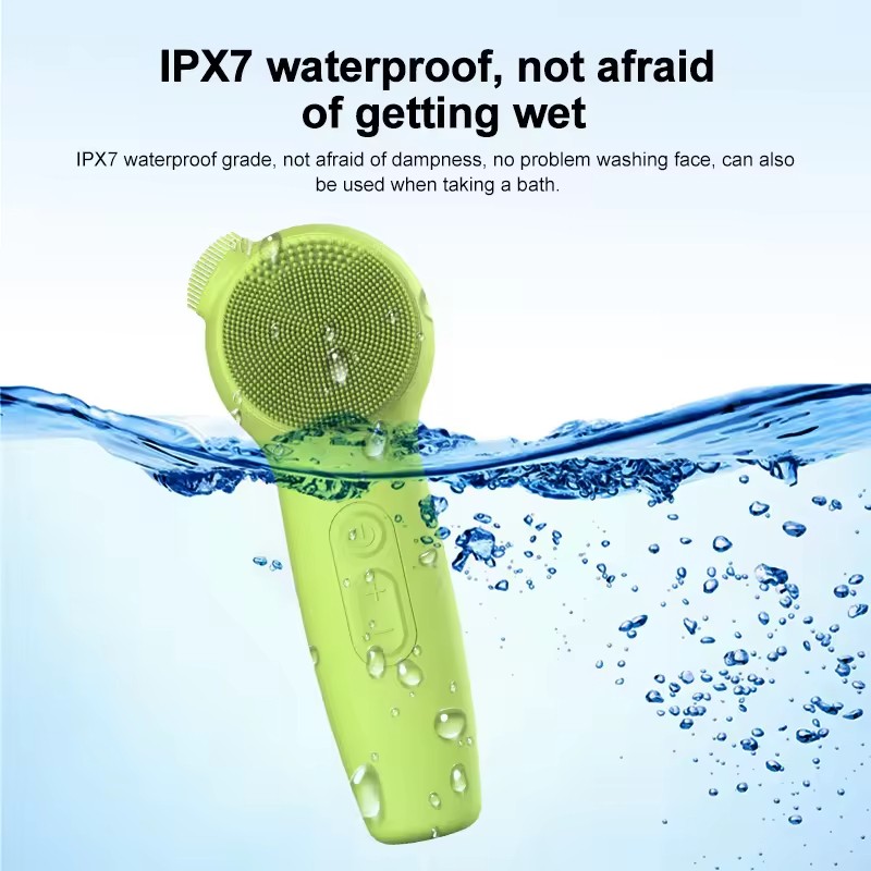 Electric Silicone Brush Factory - OEM 3 in 1 LED Light