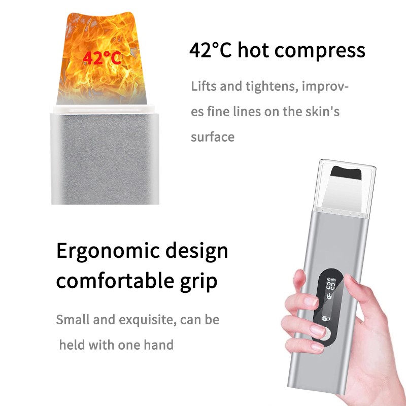 Skin Scrubber Factory - OEM Heating Sonic Ultrasonic Device