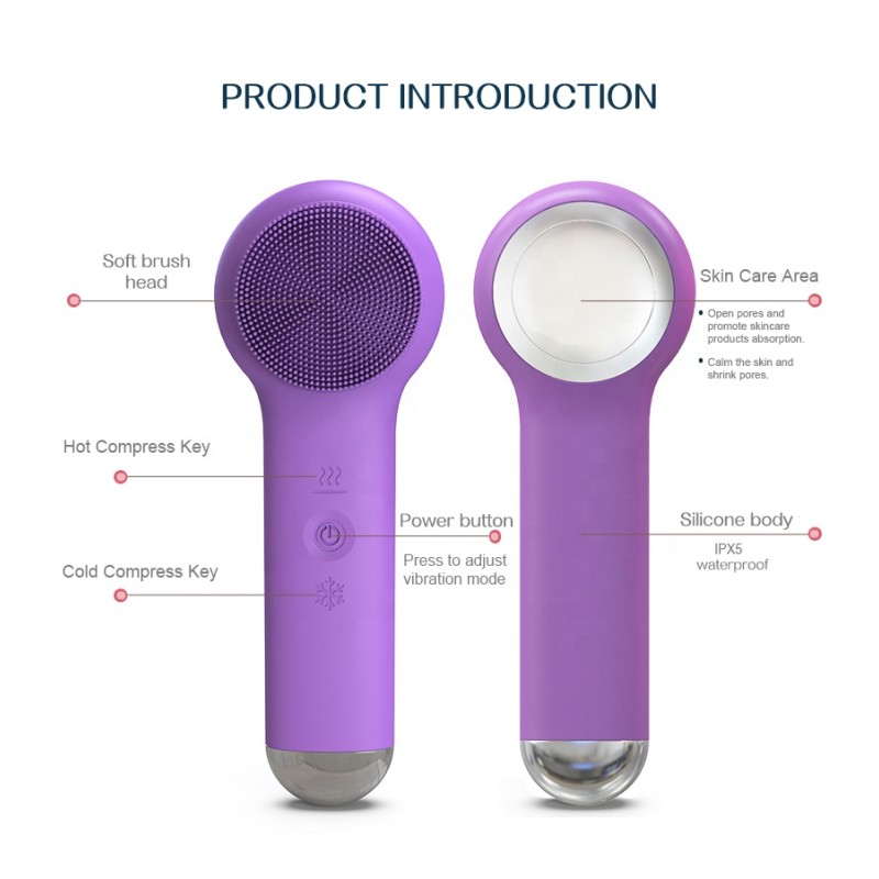 Electric Facial Brush Manufacturer - OEM Heated Sonic Whitening