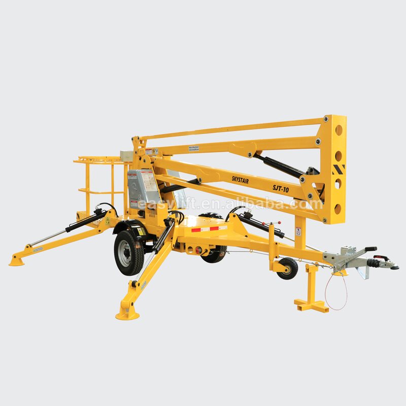 Trailer Mounted Boom Lift Factory - 10m Hydraulic Telescopic