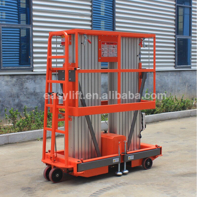 Aluminum Work Platform Manufacturer - Double Mast Ladder Lift