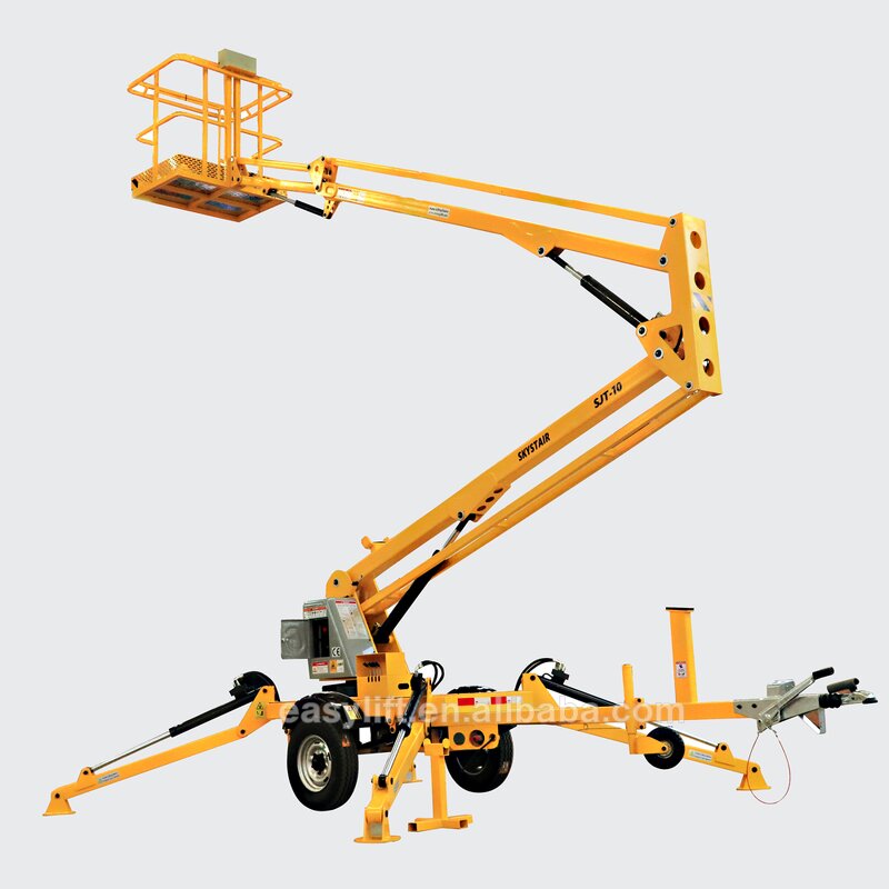 Tow Behind Lift Factory - 10-16m Hydraulic Articulated Lift